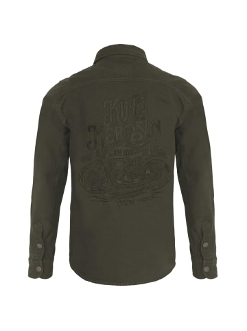 King Kerosin Jacke in Grün