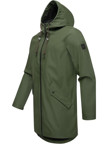 ragwear Regenmantel Sanwoy in Dark Olive