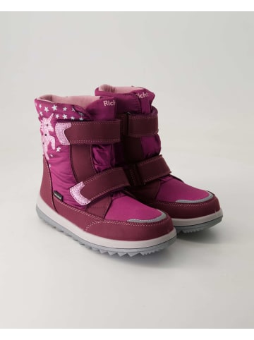 Richter Shoes Klettstiefel in Pink