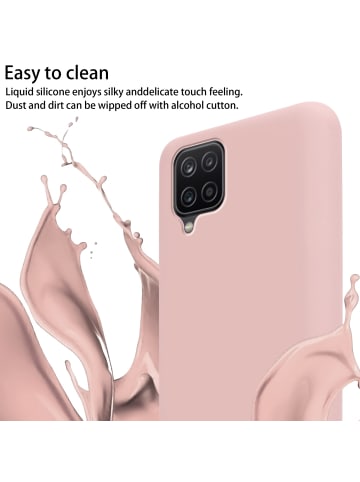 cadorabo Handykette für Samsung Galaxy A12 / M12 Hülle in LIQUID PINK