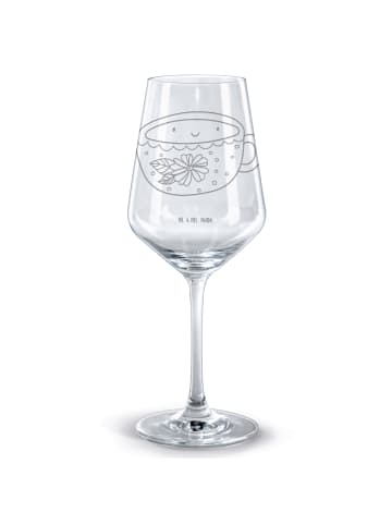 Mr. & Mrs. Panda Bordeauxglas Kaffee Tasse ohne Spruch in Transparent