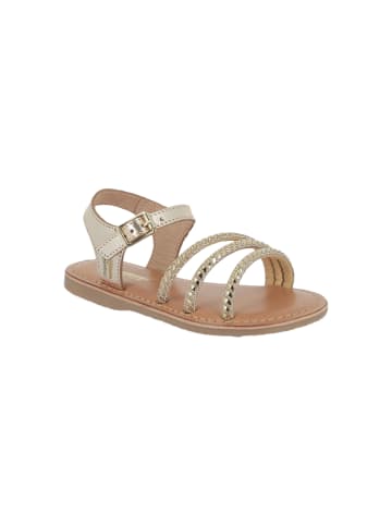 Les Tropéziennes par M Belarbi Ledersandalen für Kinder von Belarbi Bibigirl Gold
