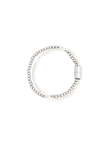 Breil Armband magnetica system silber, weiss