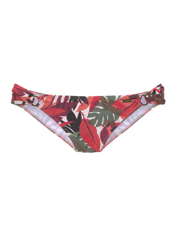 LASCANA Bikini-Hose in rot bedruckt