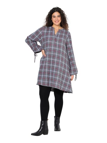 Ulla Popken Midikleid in graphitgrau