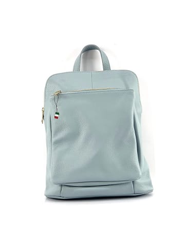 Florence Leder Cityrucksack Florence Rucksack hellblau ca. 30cm