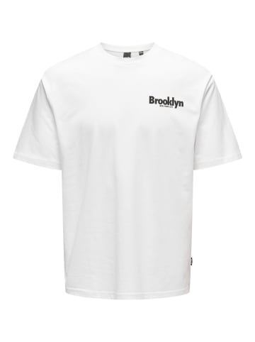 ONLY & SONS T-shirt in Bright White