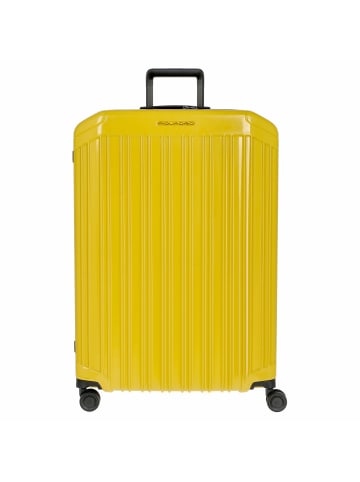 Piquadro PQ-Light Slim - 4-Rollen-Trolley L 75 cm in giallo canarino