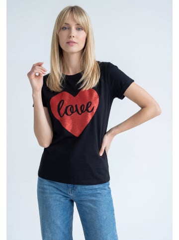 mimo Women T-Shirt in BLACK