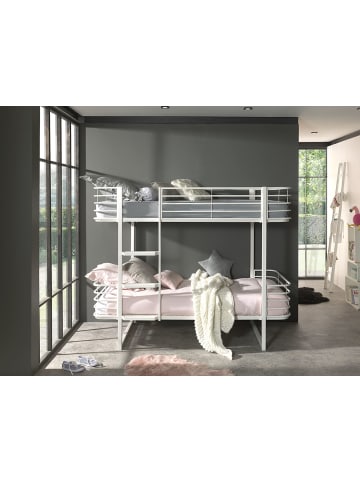 58 aufm Kessel ETAGENBETT Karolin 205x166x99 aus Metall in Weiß