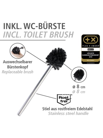 Wenko Stand WC-Garnitur Rivalta Bambus, Stand WC-Garnitur Mod. Rivalta Bambus in Natur