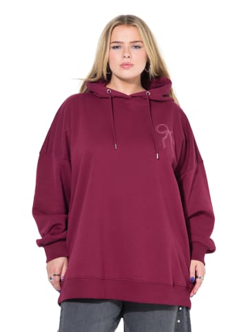 Studio Untold Sweatshirt in weinrot