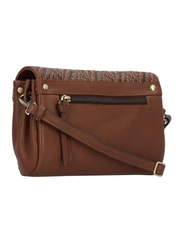 PICARD Samos Umhängetasche Leder 21 cm in cognac