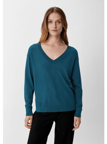 comma Strickpullover langarm in Petrol