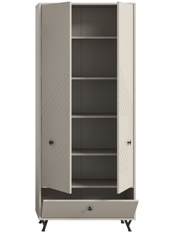 xonox.home Garderobenschrank  (B/H/T: 80x190x35 cm) in sandbeige