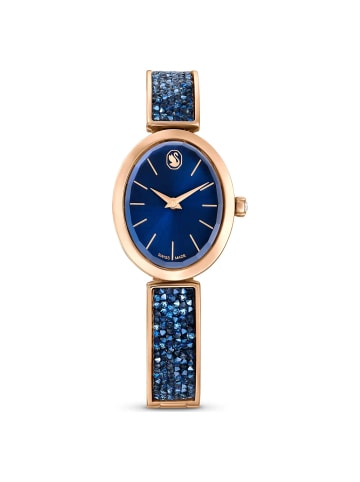 Swarovski Analoguhr für Damen in blau