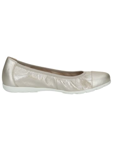 Caprice Ballerina in TAUPE METALLIC