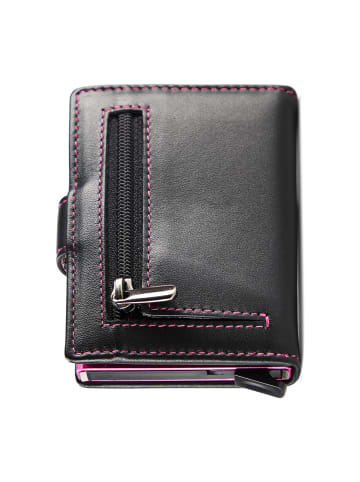 Greenburry Nappa Kreditkartenetui RFID Schutz Leder 7 cm in fuchsia