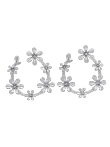 Steel_Art Ohrringe Frauen Fiaara silberfarben in silberfarben poliert