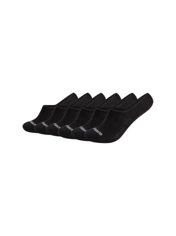 CAMP DAVID  Füßlinge 6er Pack mesh ventilation in Schwarz