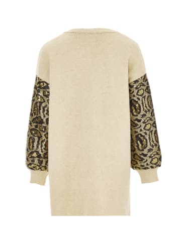 IMANE Damen Strickjacke in Beige