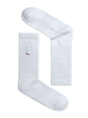 GreenBomb Tennis Socks Nature Sailship in Weiß