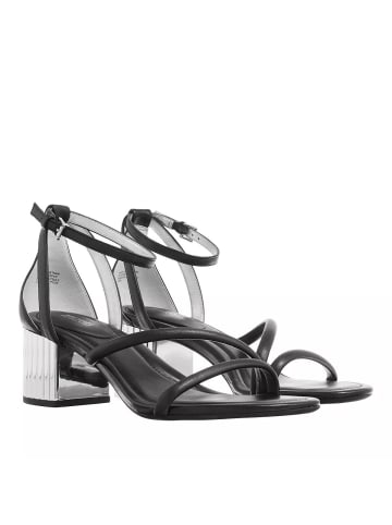 Michael Kors Porter Strappy Mid Sandal Black in black