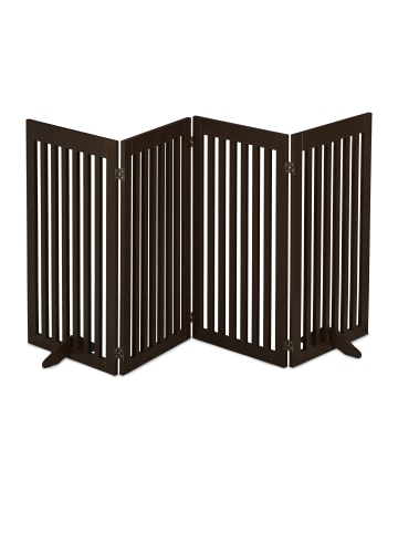 Absperrgitter in Braun - (B)205 x (H)92 cm