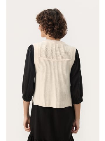 PART TWO Strickweste NoemiePW Gerade Passform in Whitecap Gray