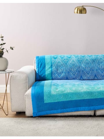 Bassetti Plaid KERALA in BLAU