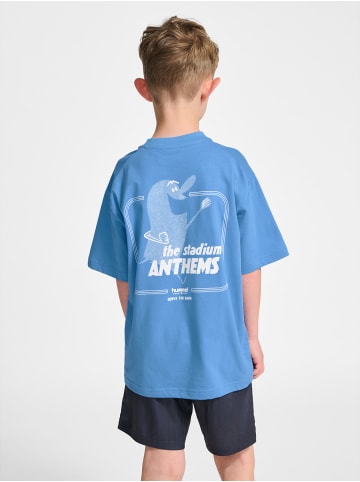 Hummel T-Shirt Hmljr Loose Kinder in LICHEN BLUE