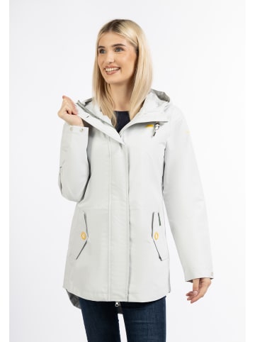 Schmuddelwedda Regenjacke - Recyceltes Material in Grauweiss-280