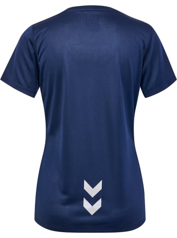 Hummel T-Shirt Hmlrun Laufen Damen in BLACK IRIS