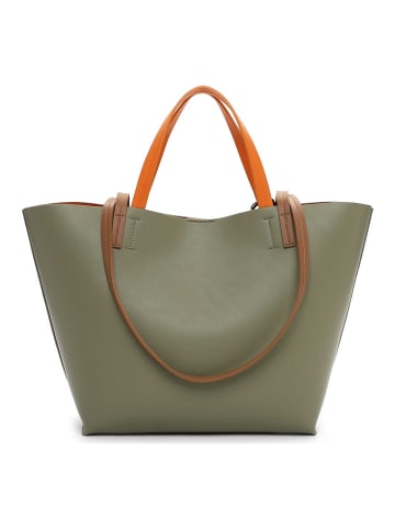 Tamaris Keshia Shopper Tasche 48 cm in khaki