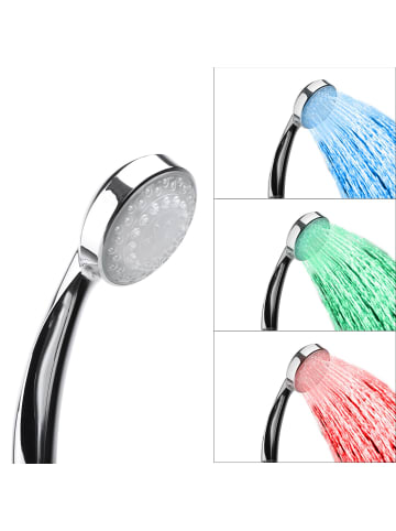 Beliani Wannenarmaturen LORDAL in Silber - (W) 8 x (H) 22 x (L) 8 cm