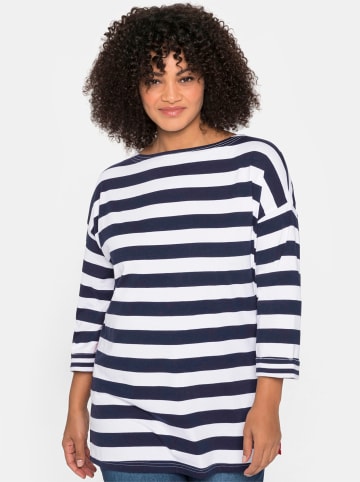 sheego 3/4-Arm-Shirt in marine