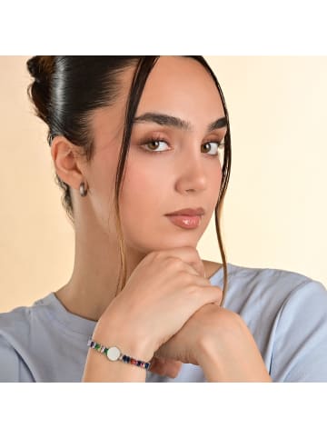 Adeliás Unisex Ohrringe – Klappcreole aus Edelstahl in silber