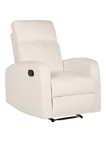 Beliani Fernsehsessel VERDAL in Weiß - (W) 76 x (H) 102 x (L) 62 cm