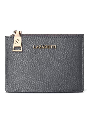 Lazarotti Bologna Leather Schlüsseletui Leder 11.5 cm in grey