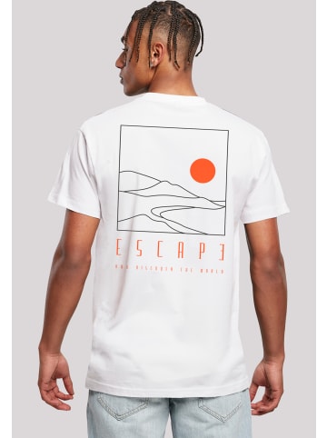 F4NT4STIC T-Shirt Escape Discover the World Landscape in weiß