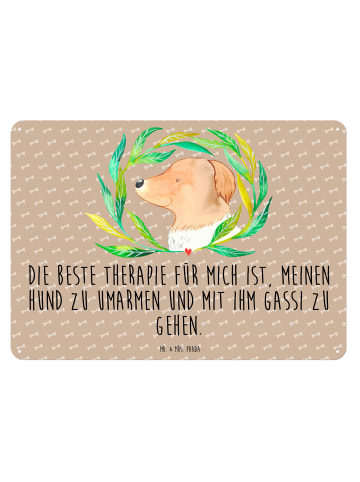 Mr. & Mrs. Panda Blechschild Mit Spruch Hund Blumen mit Spruch in Hundeglück