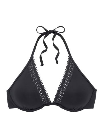 S. Oliver Bügel-Bikini-Top in schwarz