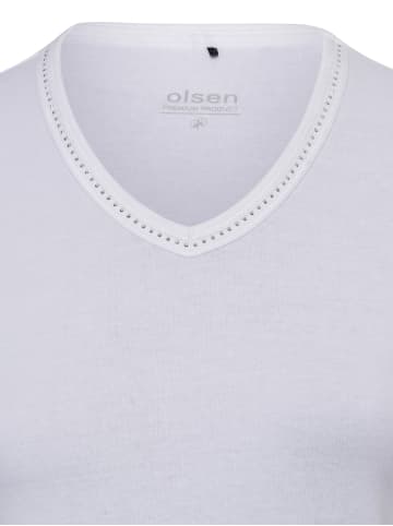Olsen Langamshirt Edda in weiß