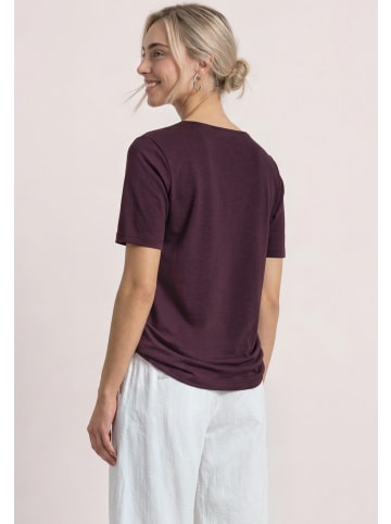 Street One Shirt in aubergine - 0008