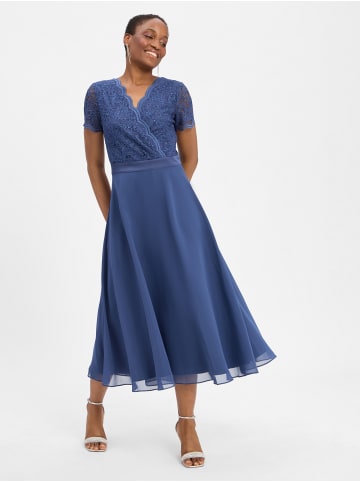 SWING Kleid in blau - 0001