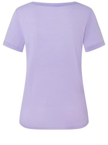 super.natural Merino T-Shirt in lila