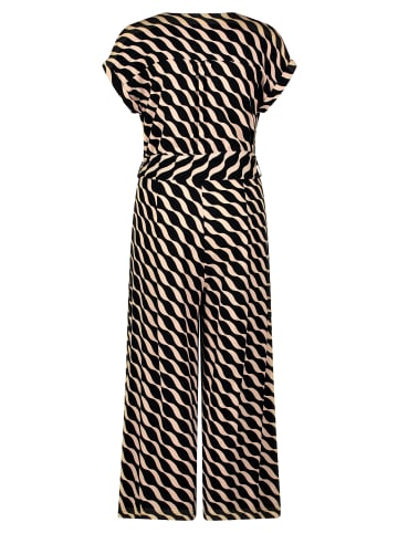 Betty Barclay Jumpsuit mit Eingrifftaschen in Schwarz/Beige