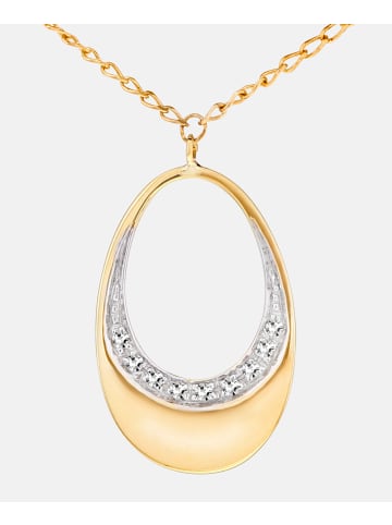 Diamant L'éternel Halskette aus 375 Gelbgold mit Diamant