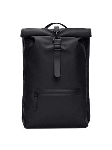 RAINS Rolltop - Rucksack 16" 48 cm (lagoon) in schwarz