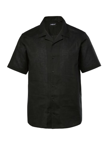 Men Plus Hemd in schwarz